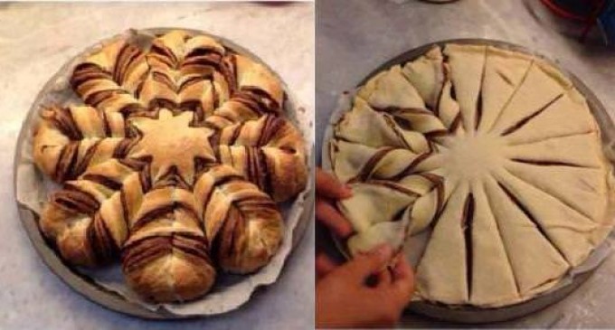 Beautiful Braided Nutella Bread