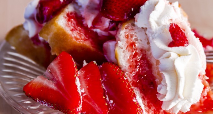 A Hot Dessert For Today Strawberry Shortcake!