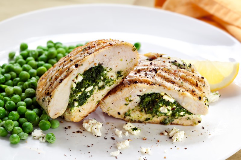 Blue Cheese Stuffed Chicken Breast Recipe Station