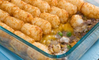 Cheesy Tator Tot Casserole