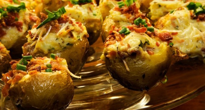 Twice Baked Steakhouse Potatoes!