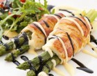 Pastry-Wrapped Asparagus With A Delicate Balsamic Dipping Sauce
