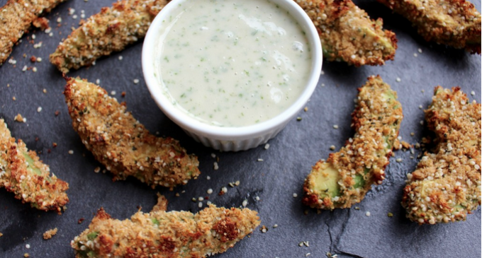 Crunchy Quinoa Crusted Avocado Fries