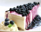 Award Winning Blueberry Swirl Cheesecake With A Gram Cracker Crust