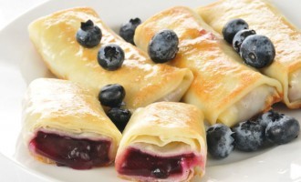 If You Like Crêpes Then You Are Going To Love These Blueberry Blintzes