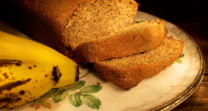This Loaf Of Banana Nut Bread Was Made In A Crock Pot & It Came Out Delicious