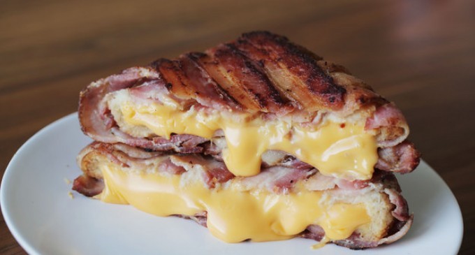 This Bacon-Wrapped Grilled Cheese Will Change The Way You Eat Lunch Forever