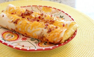 These Sausage & Bacon Stuffed Enchilada’s Taste So Damn Good – They’re Worth Waking Up For In The Morning