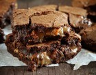 This Peanut Butter & Chocolate Caramel Brownie Recipe Is What Dreams Are Made Of