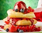 Enjoy Breakfast With A: Fresh Berry Stuffed Cream Puff. They Are Perfect Any Time Of Day!