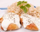 These Garlic Chicken Curry Thighs Were Over The Top & The Yogurt Sauce Was The Perfect Added Touch