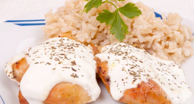 These Garlic Chicken Curry Thighs Were Over The Top & The Yogurt Sauce Was The Perfect Added Touch