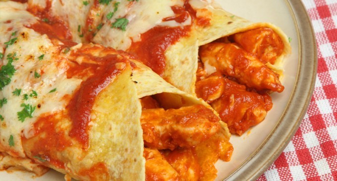 Are You Starving? These Cheesy Chicken Enchilada’s Will Hit The Spot!