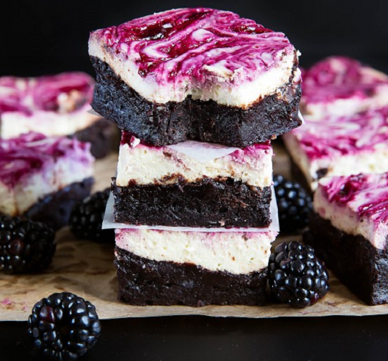 Blackberry, Chocolate Cheesecake Brownie is The Summers Sinful Indulgence Recipe Station