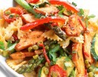 The Roasted Vegetables Are Just The Tip Of The Iceberg. This Chicken Fajita Pasta Loaded With Flavor!!!