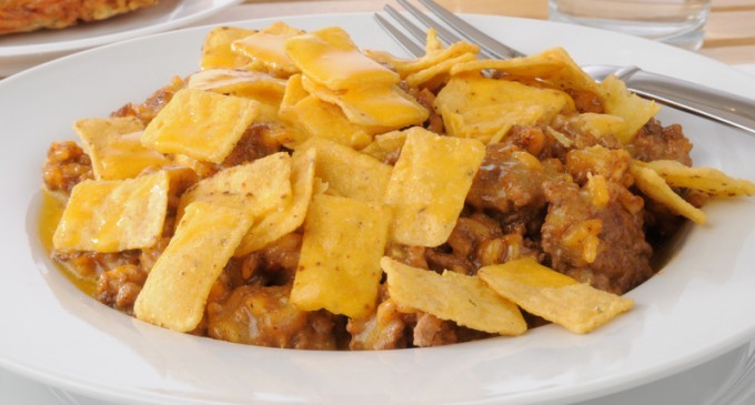 The Chips On Top Are Just The Tip Of The Iceberg! The Southwest Chicken Bake Is Loaded With Flavor