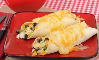 These Enchilada’s With A Cream Sauce, Chicken & Monterey Jack Cheese Are The Bomb!
