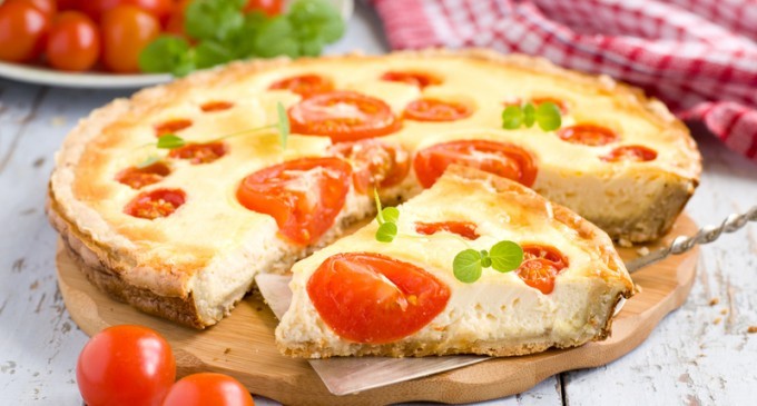 Rather Than Making A Typical Sauce Or Salad, Try This Tomato Pie!