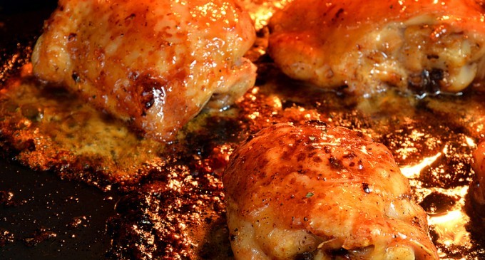 The Perfect Game Day Or Dinner Idea: Slow Cooked Honey Garlic Chicken Thighs