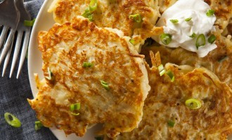These Potato, Cheddar, Bacon & Onion Pancakes Are Guaranteed To Satisfy Any Type Of Hunger