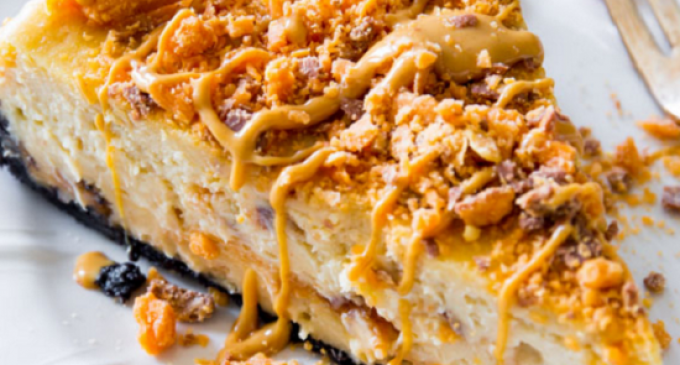 Butterfingers & Cheesecake… We Never Thought We’d See Them Together But We’re Glad We Did!