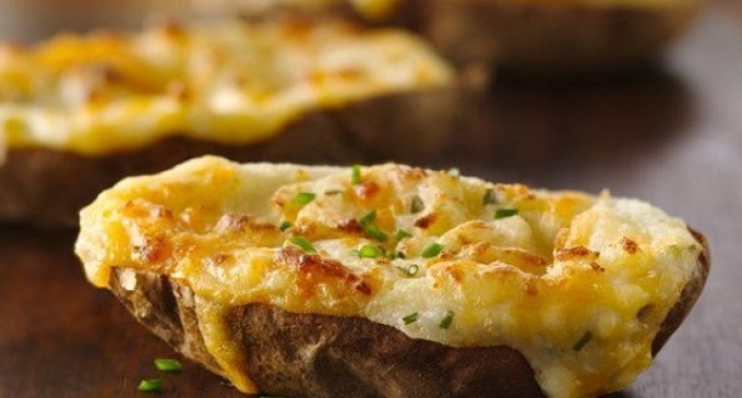 Baked Potatoes Are Great But… Why Not Bake Them Twice & Load Them Up With This?