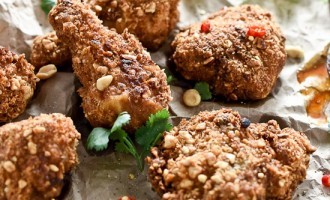 This Coconut Oil Fried Peanut Chicken With Thai Butter Takes Fried Chicken To A Whole New Level!