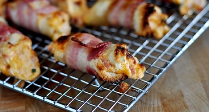 Hankering For A Savory Snack? Then Try These Bacon & Cheese Pinwheels!