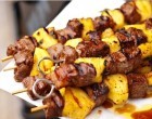 Sweet & Savory Grilled Steak & Pineapple Skewers