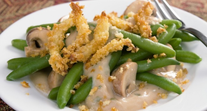 Green Bean Casserole Doesn’t Have To Be Made With Canned Soup Anymore…. We Gotta Killer Sauce!