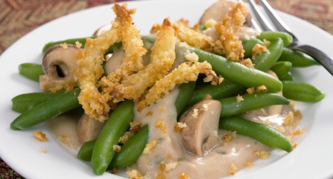 Green Bean Casserole Doesn’t Have To Be Made With Canned Soup Anymore…. We Gotta Killer Sauce!