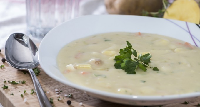 As Temperatures Drop, Cravings For Potato Bacon Soup Continue To Rise!