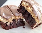 Rich & Decadent Chocolate Peanut Butter Buckeye Brownies