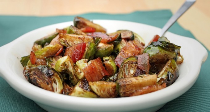 Brussels Sprouts With Bourbon & Dijon Are A Favorite Dish This Time Of Year!