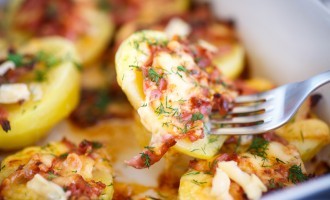 Baked Potatoes Are Great But… Why Not Bake Them Twice & Load Them Up Like This?