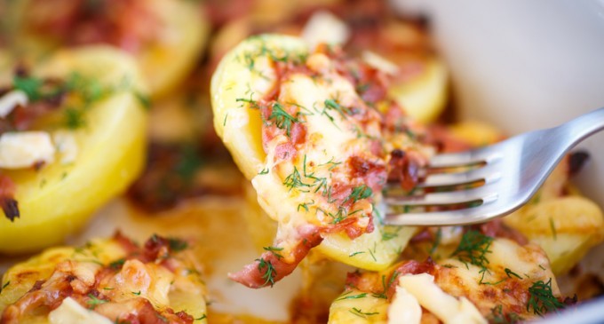 Baked Potatoes Are Great But… Why Not Bake Them Twice & Load Them Up Like This?