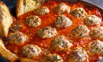 Everyone Has Their Version Of Comfort Food But These Cheesy Garlic Meatballs Are A Favorite