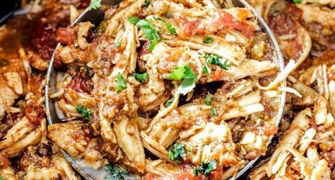 The Only Slow Cooker Shredded Mexican Chicken Recipe You Will Ever Need!