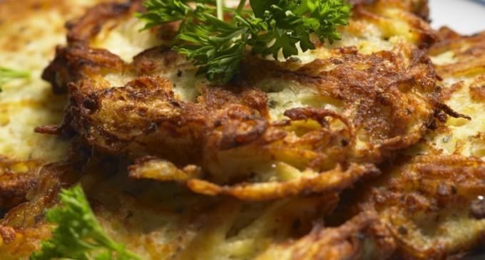 Mashed Potatoes Are Boring: These Onion, Cheddar & Bacon Potato Cakes Are Where It’s At!