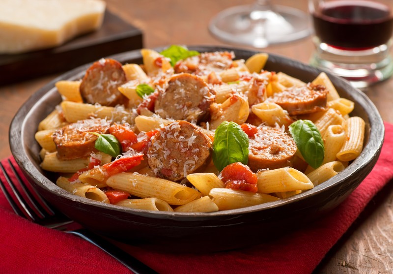 Copy Cat Recipe For Olive Gardens Penne Pasta With Grilled Sausage