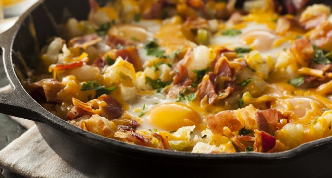 The Ultimate Breakfast Skillet… Trust Me: You’ll Wanna Get Up For This In The Morning