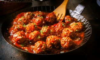 Comfort Food At Its Finest: Salisbury Steak Meatballs.