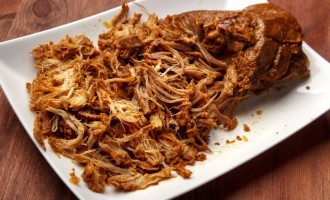 This Slow Cooked Pork Shoulder Comes Out Moist, Super Tender & Has A Delicious Sauce