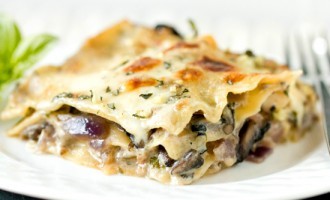 The Cheese That This Mushroom Lasagna Is Made With Makes It Unbelievable!
