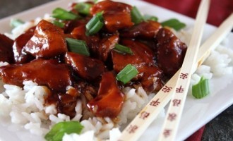 Bourbon Chicken After A Long Day…It Doesn’t Get Any Better!