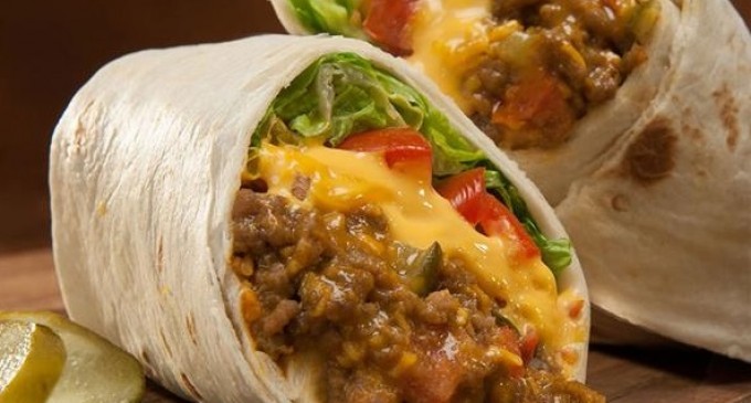 This Cheeseburger Burrito Takes Mexican Food To An Entirely Different Level