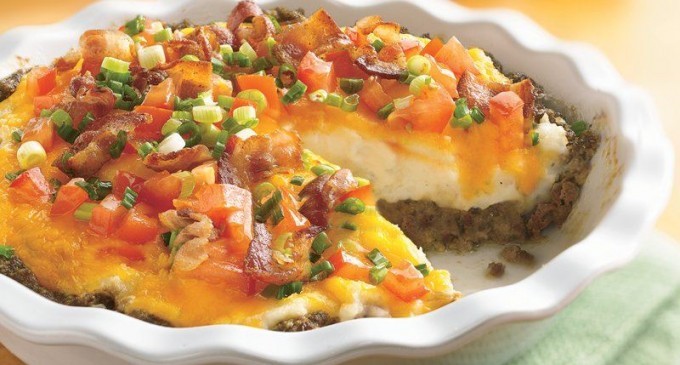 Smothered, Covered & Baked Twice In The Oven… Now That’s How You’re Supposed To Have Mashers!