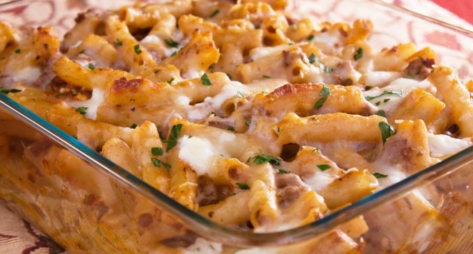 Check Out This Italian Classic: Baked Ziti With Homemade Marinara Sauce