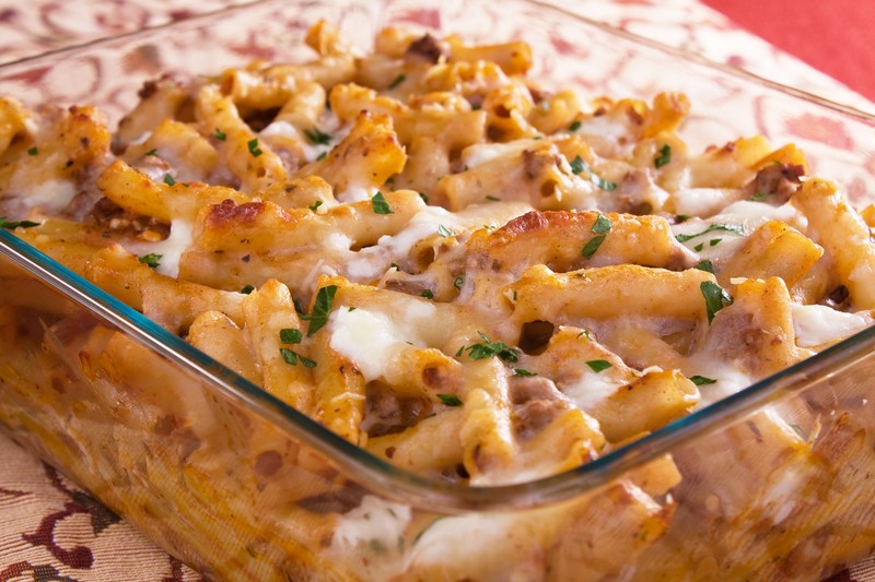 Check Out This Italian Classic Baked Ziti With Homemade Marinara Sauce
