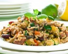 Quick, One Skillet Dinner Idea: Chicken Risotto With Spring Vegetables